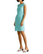 Lauren Ralph Lauren Lattice Lace Cap Sleeve Dress