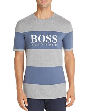 Boss Hugo Boss Tiburt Striped Logo Tee