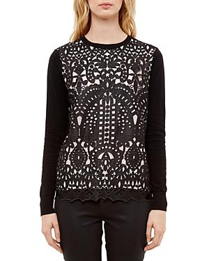 Ted Baker Lace-front Sweater