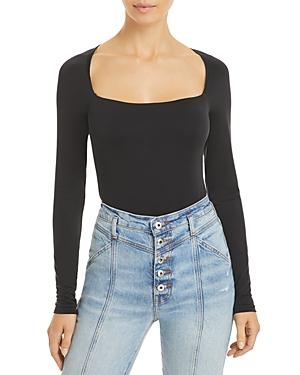 Jonathan Simkhai Standard Marlowe Long Sleeve Bodysuit