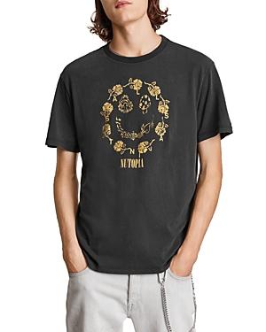 Allsaints Posie Cotton Logo Graphic Tee