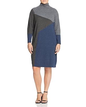 Nic+zoe Plus Color Block Sweater Dress