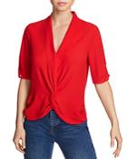 1.state Twist-front Blouse
