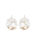 Alexis Bittar Pave Spiral Drop Earrings
