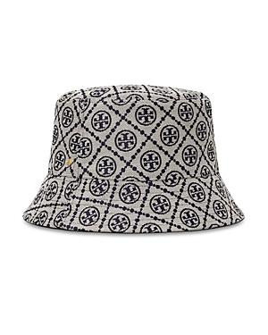 Tory Burch Short Brim T-monogram Bucket Hat