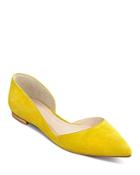 Marc Fisher Sunny Suede Pointed Toe D'orsay Flats