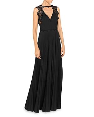 Alberta Ferretti Pleated Gown