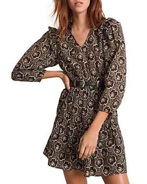 Ba & Sh Grazie Printed Mini Dress