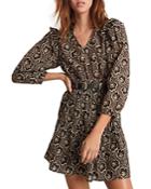 Ba & Sh Grazie Printed Mini Dress