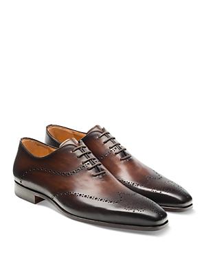 Magnanni Men's Jethro Lace Up Wingtip Dress Shoes
