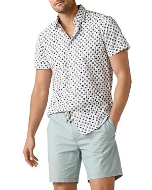 Rodd & Gunn Dorset Creek Cotton Printed Short Sleeve Shirt