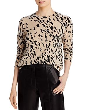 Aqua Cashmere Animal Print Sweater - 100% Exclusive