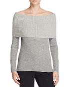 Theory Afina Off-the-shoulder Sweater - 100% Bloomingdale's Exclusive