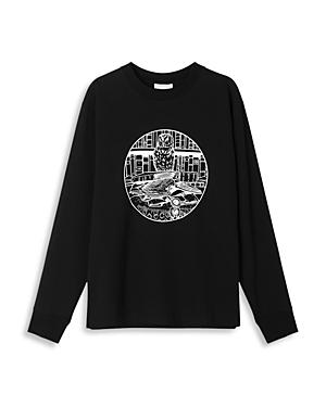 Soulland Owl Long Sleeve Crewneck Tee