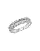Bloomingdale's Baguette Diamond Ring In 14k White Gold, 0.5 Ct. T.w. - 100% Exclusive