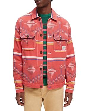 Scotch & Soda Ikat Jacquard Overshirt