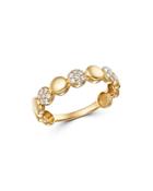 Bloomingdale's Cluster Diamond Band In 14k Yellow Gold, 0.21 Ct. T.w. - 100% Exclusive