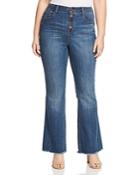 Seven7 Jeans Plus High-rise Flared Jeans In Generation