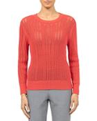 Peserico Sequined Open Knit Sweater