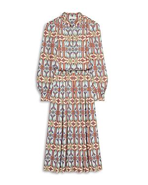 Tory Burch Garden Maze Printed Shirtdress