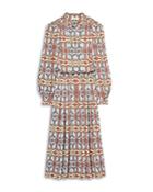 Tory Burch Garden Maze Printed Shirtdress