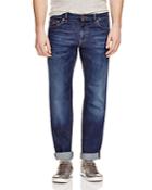 Boss Maine Stretch Straight Fit Jeans In Indigo