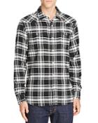 Jachs Ny Western Plaid Flannel Regular Fit Snap Front Shirt