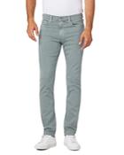 Paige Lennox Slim Fit Jeans In Vintage Soft Algae