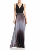 Aqua Pleated Shimmer Gown - 100% Exclusive