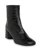 Whistles Women's Elora Croc Block Heel Boots