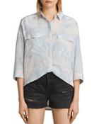 Allsaints Milson Tropix Silk Shirt