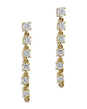 Bloomingdale's Diamond Chain Drop Earring In 14k Yellow Gold, 0.55 Ct. T.w. - 100% Exclusive
