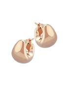 Bloomingdale's Puff Hoop Earrings In 14k Rose Gold - 100% Exclusive