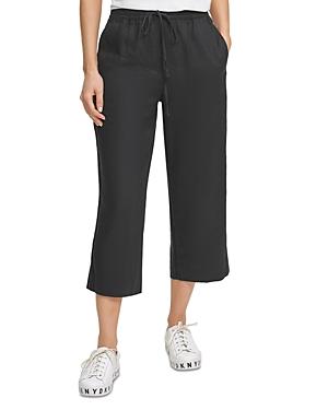 Dkny Cropped Drawstring Pants