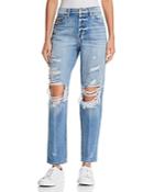 Pistola Presley High-rise Distressed Girlfriend Jeans In Rock Or Bust