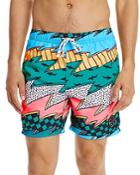 Maui And Sons Thrasher Graphic-print Swim Shorts