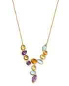 Bloomingdale's Rainbow Gemstone Pendant Necklace In 14k Yellow Gold, 18 - 100% Exclusive