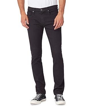 Paige Lennox Slim Fit Jeans In Deep Black Violet