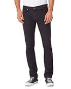 Paige Lennox Slim Fit Jeans In Deep Black Violet