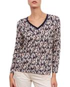 Gerard Darel Aya Ikat Print Top