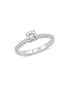 Bloomingdale's Solitaire Diamond Engagement Ring In 14k White Gold, 0.75 Ct. T.w. - 100% Exclusive