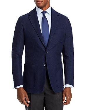 Canali Regular Fit Melange Jersey Sport Coat