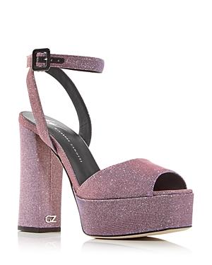 Giuseppe Zanotti Women's Notturna Platform Block Heel Sandals