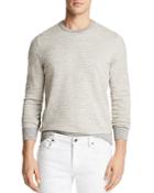 The Men's Store At Bloomingdale's Mini-stripe Crewneck Sweatshirt - 100% Exclusive