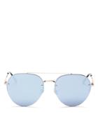 Quay Somerset Mirrored Aviator Sunglasses, 64mm - 100% Exclusive