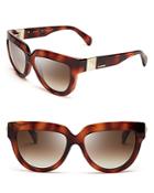 Valentino Rockstud Oversized Sunglasses, 56mm
