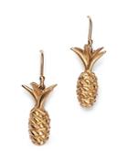 Annette Ferdinandsen Design 14k Yellow Gold Pineapple Drop Earrings