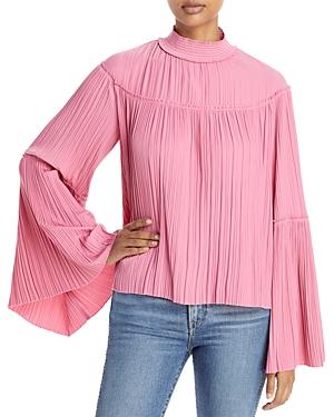 A.l.c. Tessa Pleated Bell Sleeve Top