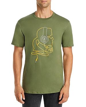 Karl Lagerfeld Paris Short Sleeve Crewneck Karl Dj Profile Tee