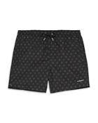 The Kooples Logo Print Swim Trunks